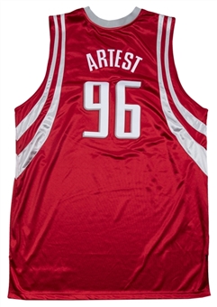 2008-09 Ron Artest Game Used Houston Rockets Road Jersey